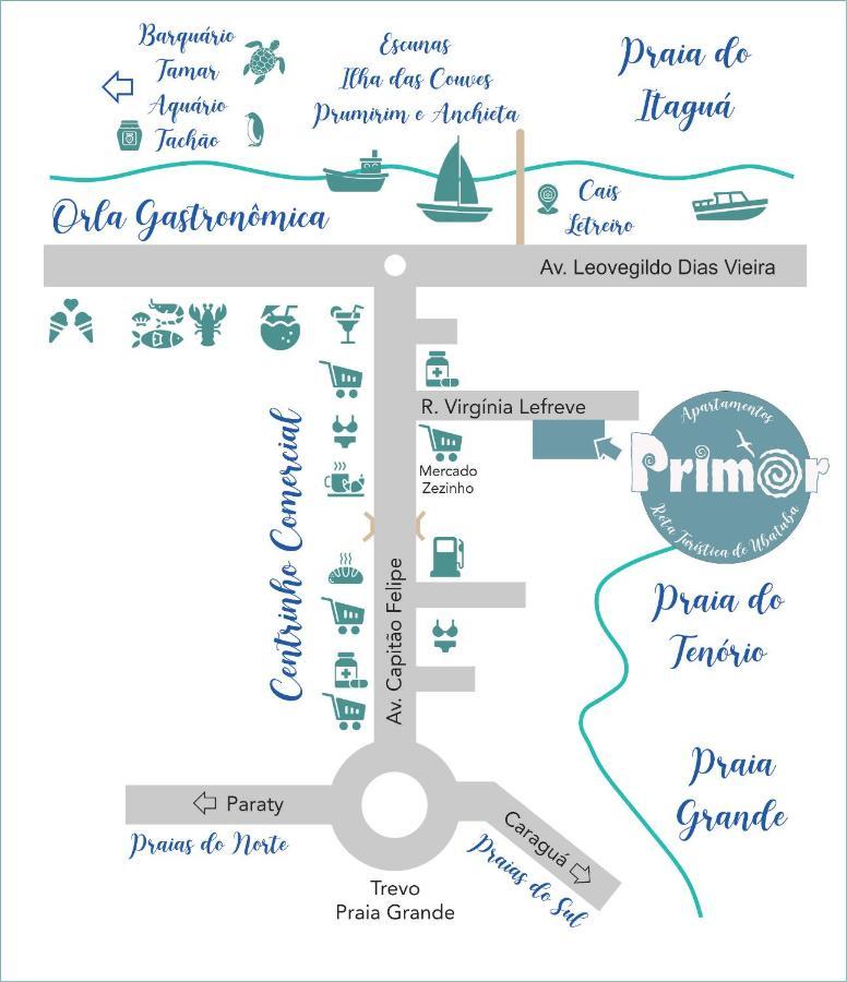 Apartamentos Primor Na Rota Turistica Ubatuba Luaran gambar